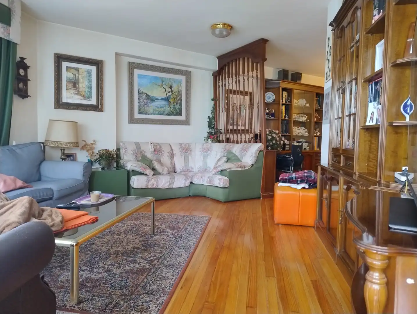 Sala de estar de Piso en venta en Lugo con Calefacción, Amueblado y Balcón