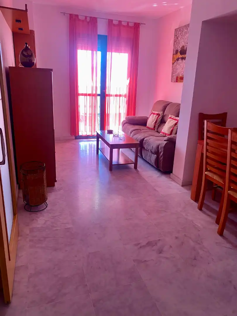 Sala d'estar de Pis en venda en Dos Hermanas amb Aire condicionat, Calefacció i Jardí privat