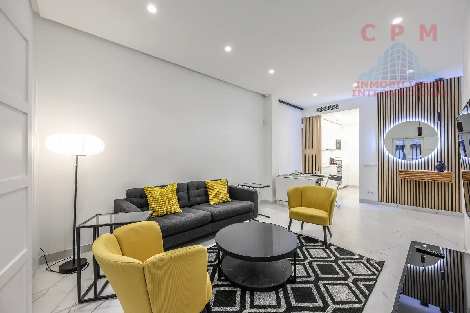 Sala de estar de Piso de alquiler en Madrid con Aire acondicionado, Calefacción y Parquet