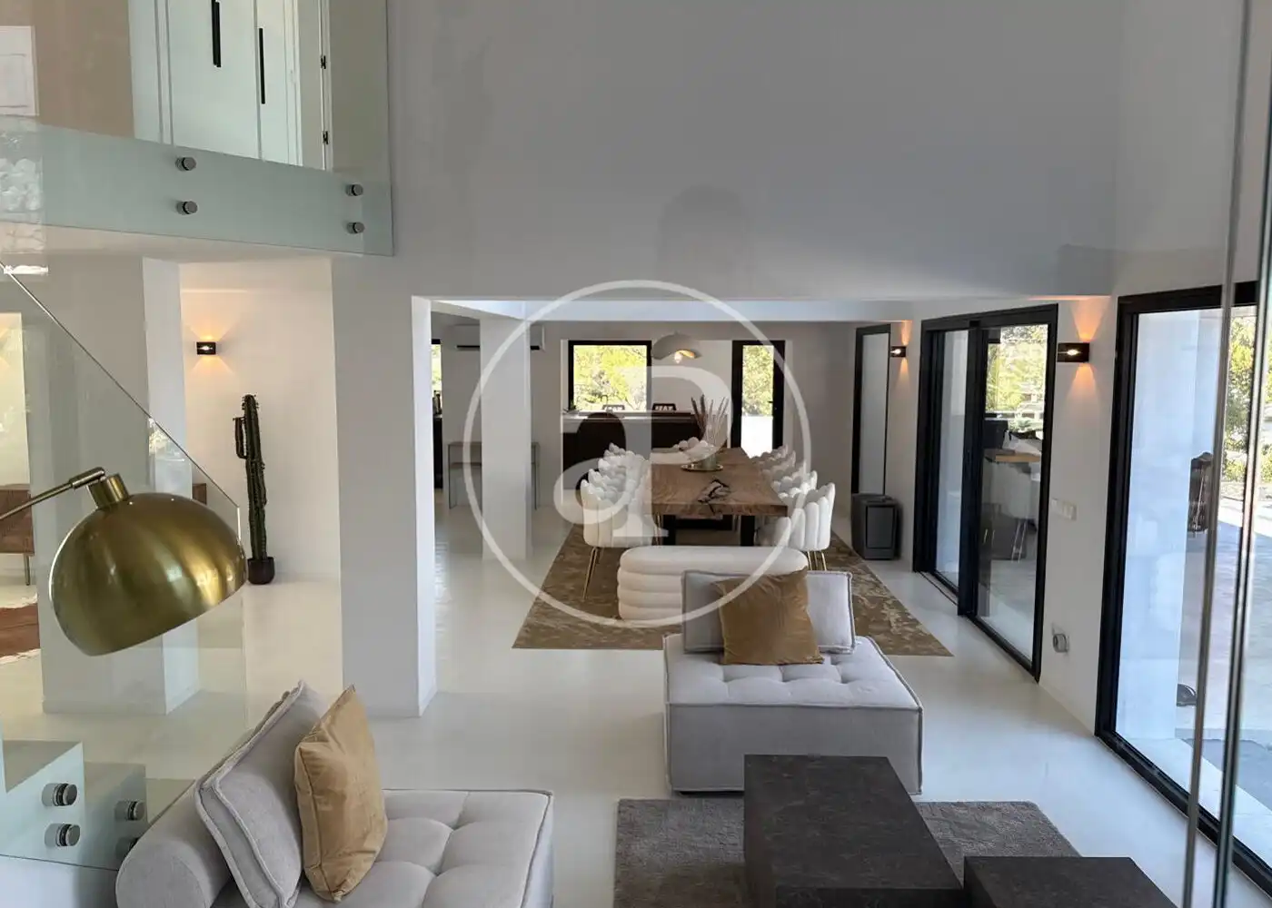 Sala de estar de Casa o chalet de alquiler en Calvià con Aire acondicionado, Calefacción y Jardín privado