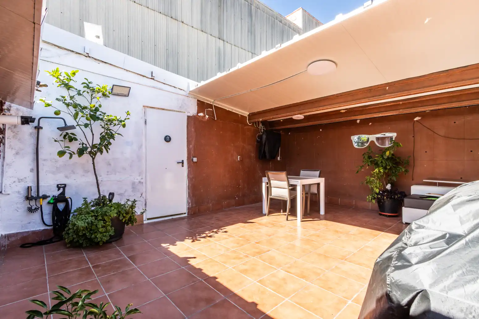 Terrace of Flat for sale in Terrassa  with Parquet flooring, Terrace and Balcony
