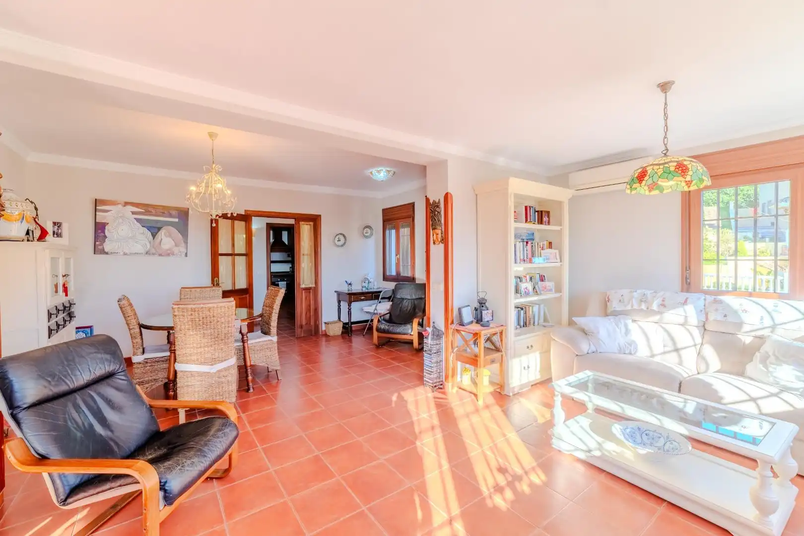 Sala de estar de Casa o chalet en venta en Rincón de la Victoria con Aire acondicionado, Terraza y Trastero