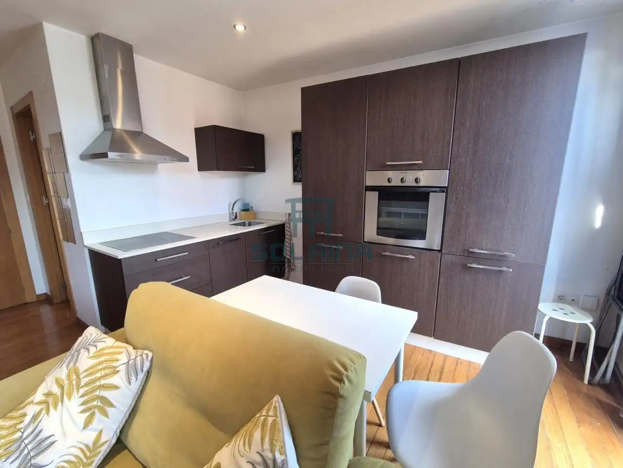 Cocina de Dúplex en venta en Ourense Capital  con Calefacción, Amueblado y Balcón