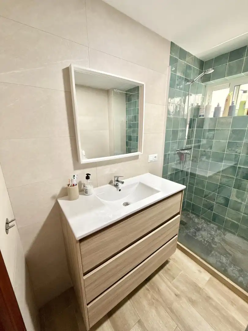 Bathroom of Flat for rent in Málaga  with Furnished