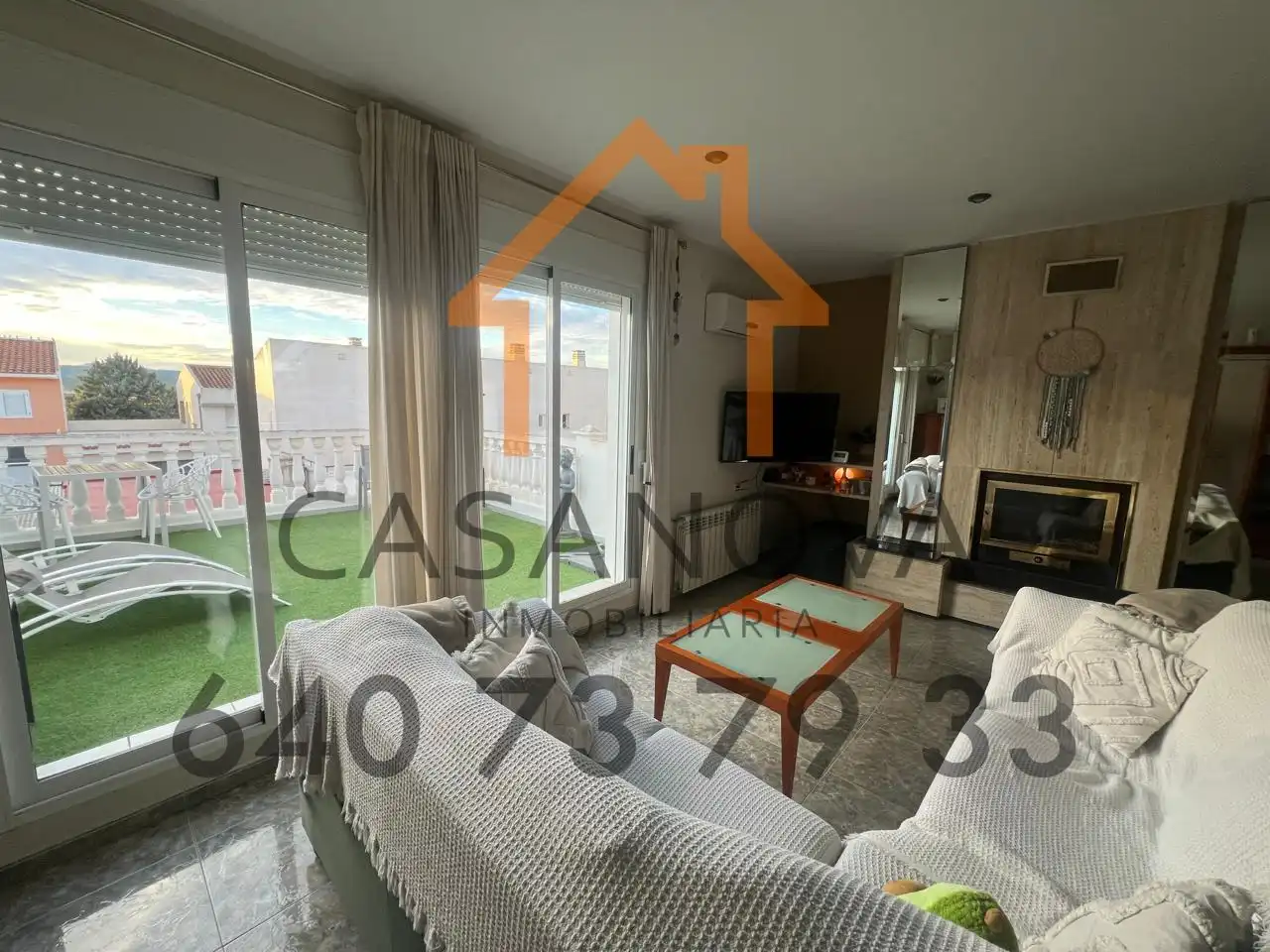 Sala de estar de Piso en venta en Gavarda