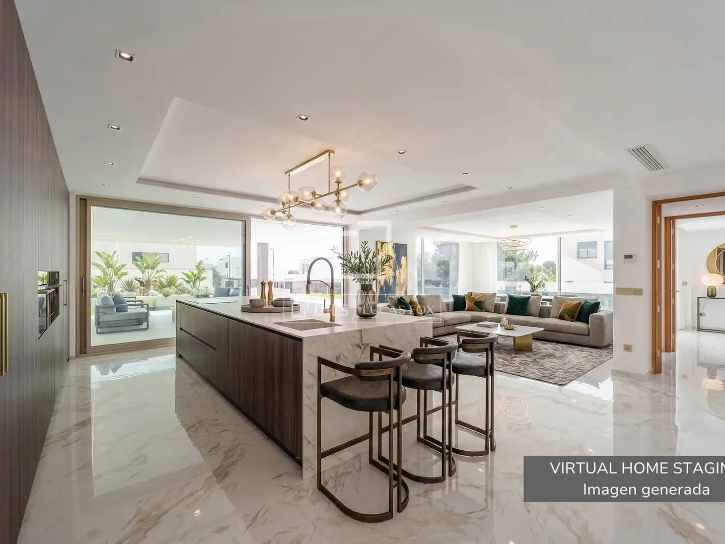 Kitchen of Houses for sale in Torrent  with Air Conditioner, Private garden and Terrace