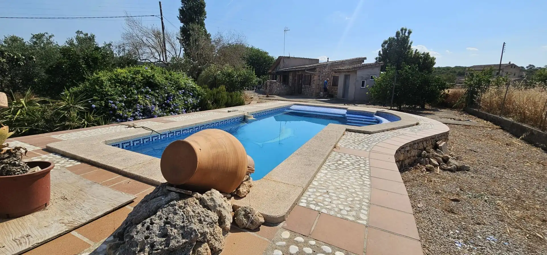 Maison rustique avec piscine à louer à Manacor Centre