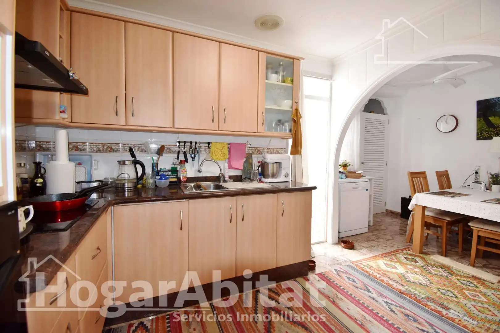 Kitchen of Flat for sale in Miramar  with Air Conditioner and Balcony