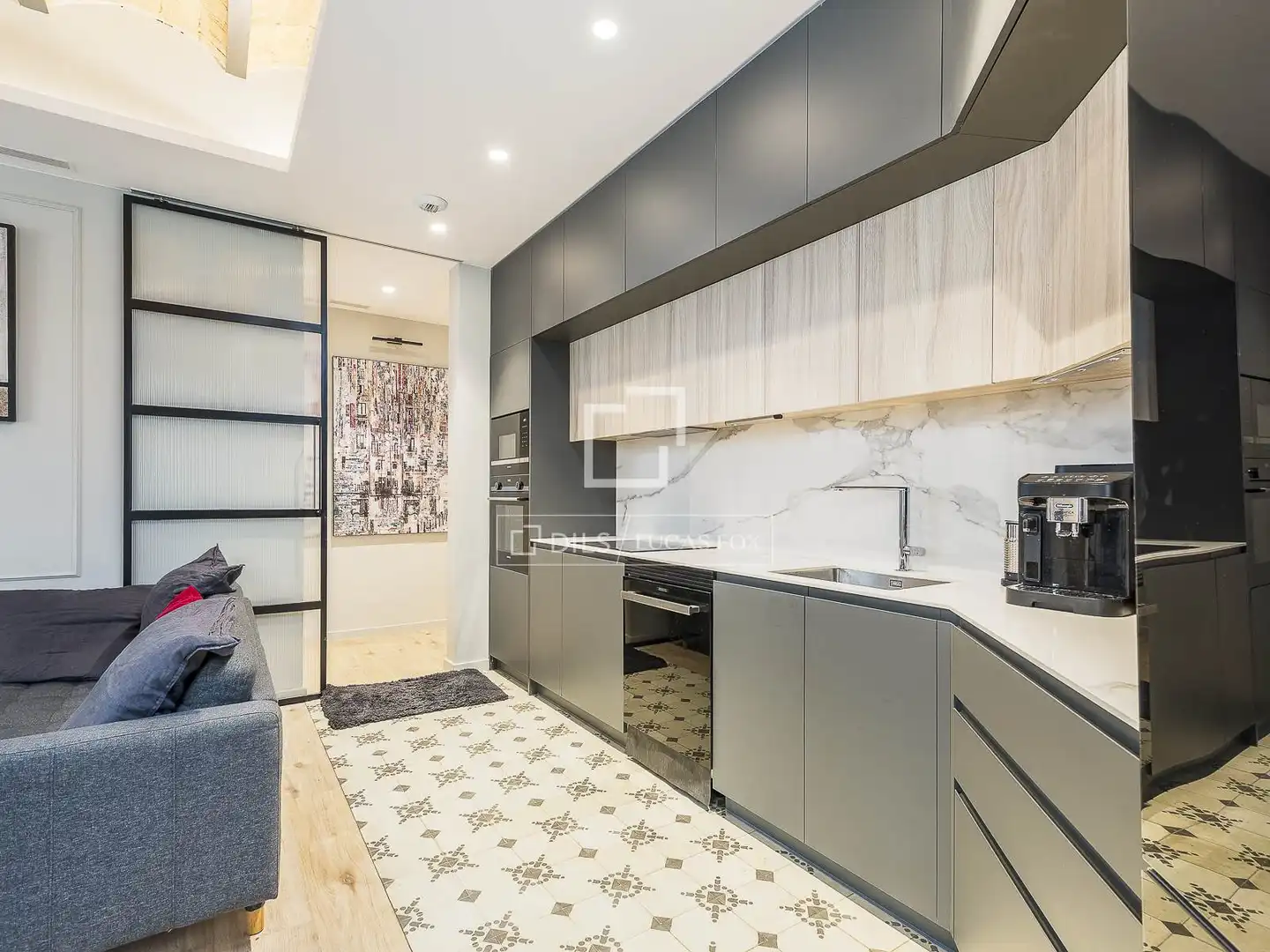 Kitchen of Attic for sale in Barcelona  with Air Conditioner, Heating and Parquet flooring