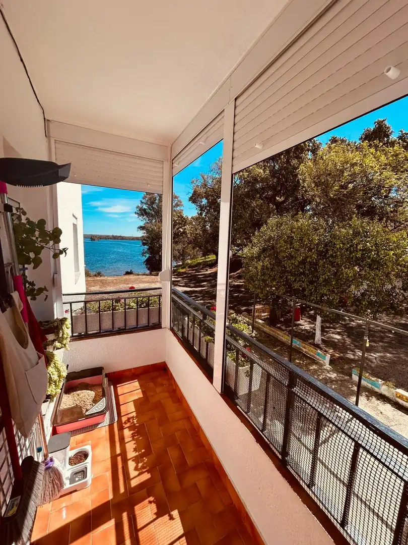 Balcony of Flat for sale in Guillena  with Air Conditioner, Heating and Community pool