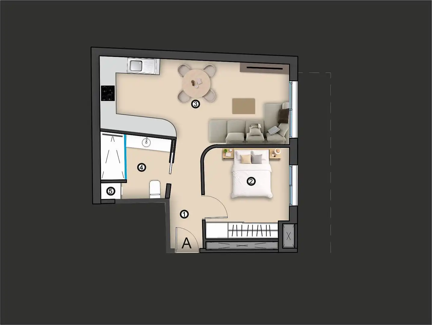 Apartament amb terrassa en venda a Centro, imagen 12