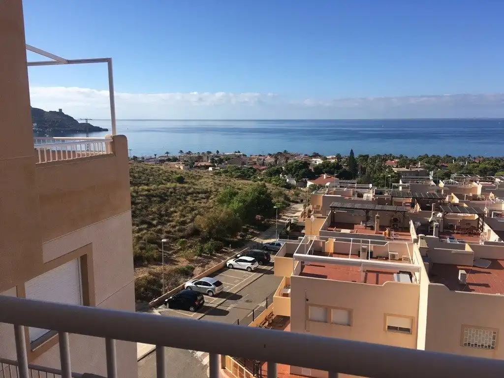 Außenansicht von Wohnung zum Verkauf in Cartagena mit Klimaanlage, Terrasse und Gemeinschaftspool