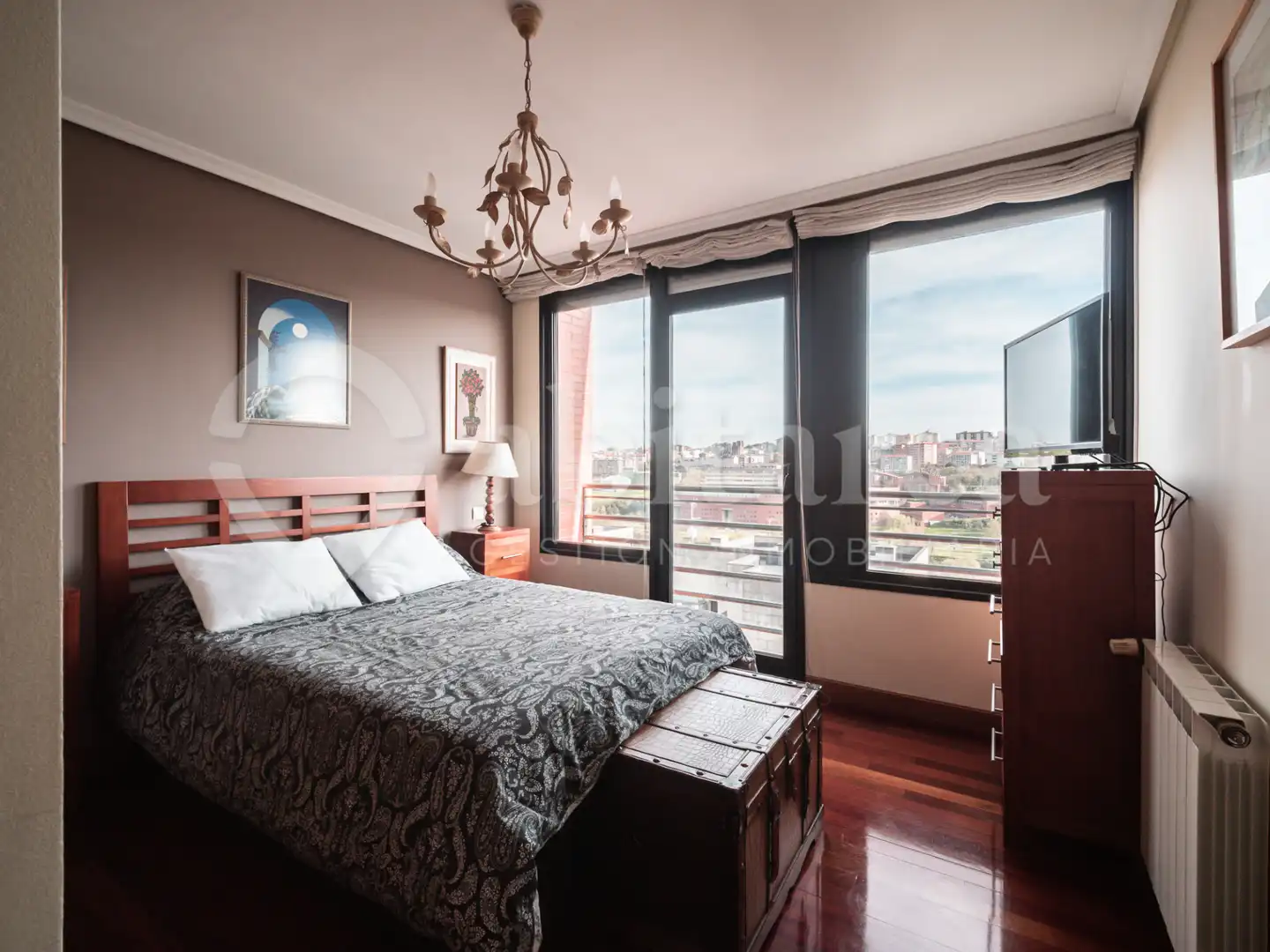Schlafzimmer von Maisonette zum Verkauf in Santander mit Heizung, Parkett und Abstellraum