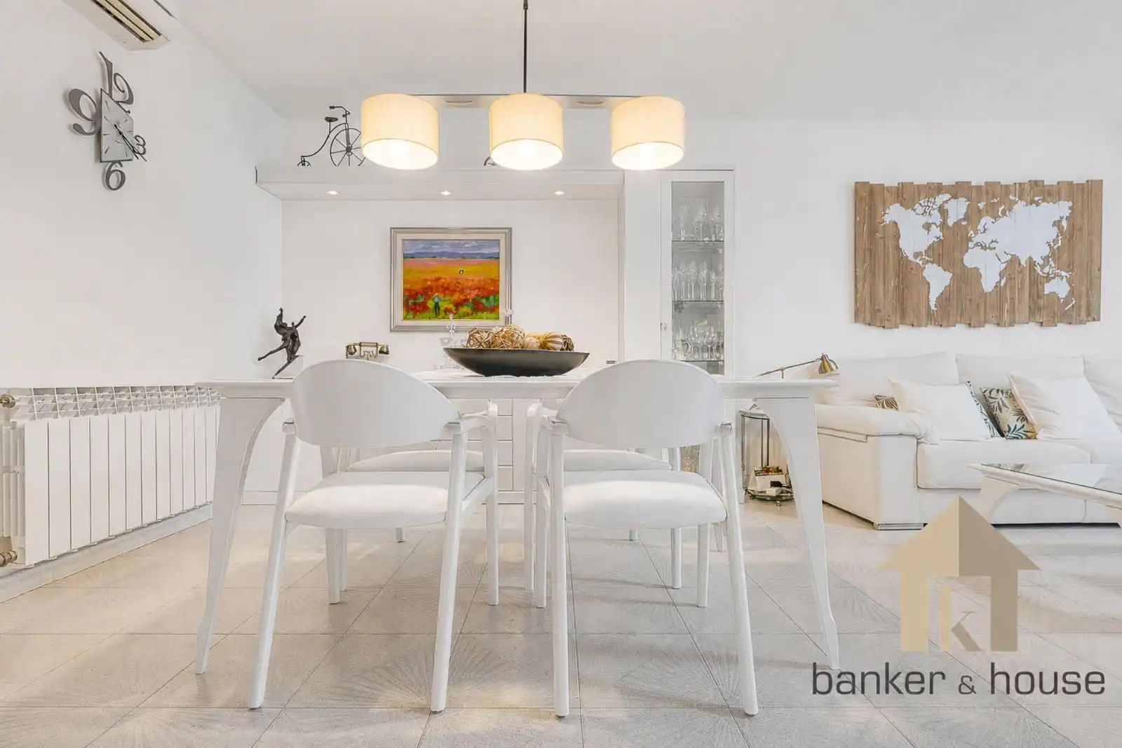 Dining room of Detached homes for sale in Cerdanyola del Vallès  with Air Conditioner, Heating and Terrace