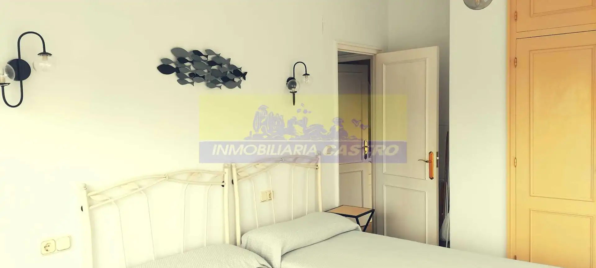 Schlafzimmer von Wohnung zur Miete in Castro-Urdiales mit Heizung, Terrasse und Möbliert