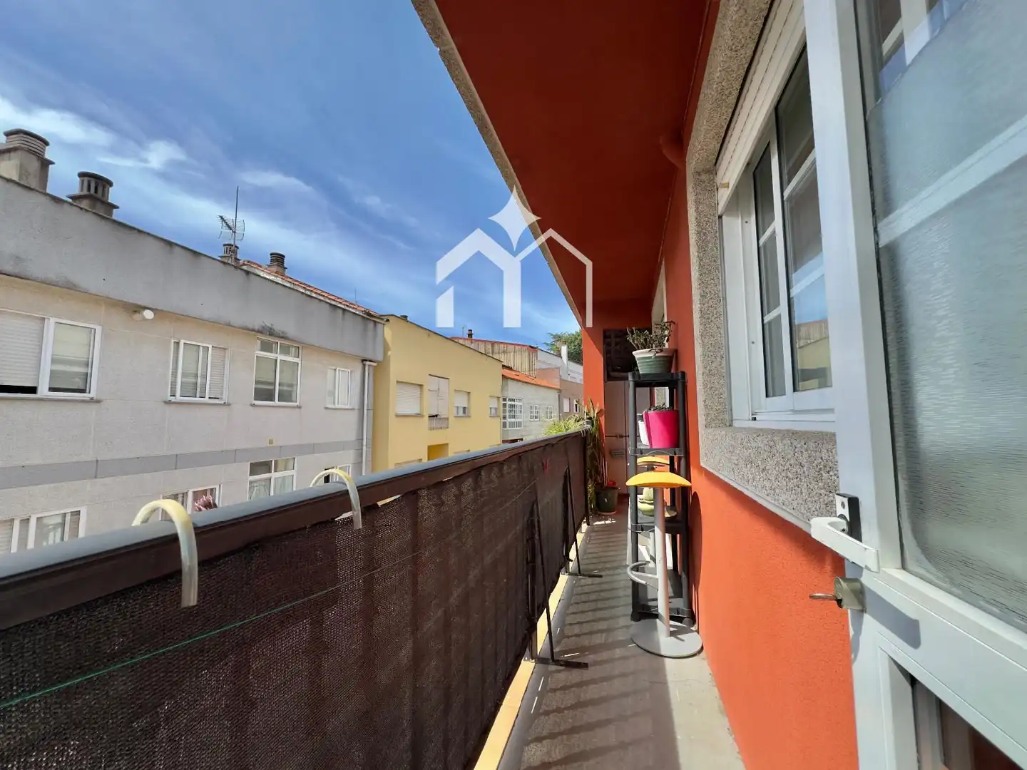 Terrassa de Apartament en venda en Moaña amb Calefacció, Parquet i Terrassa