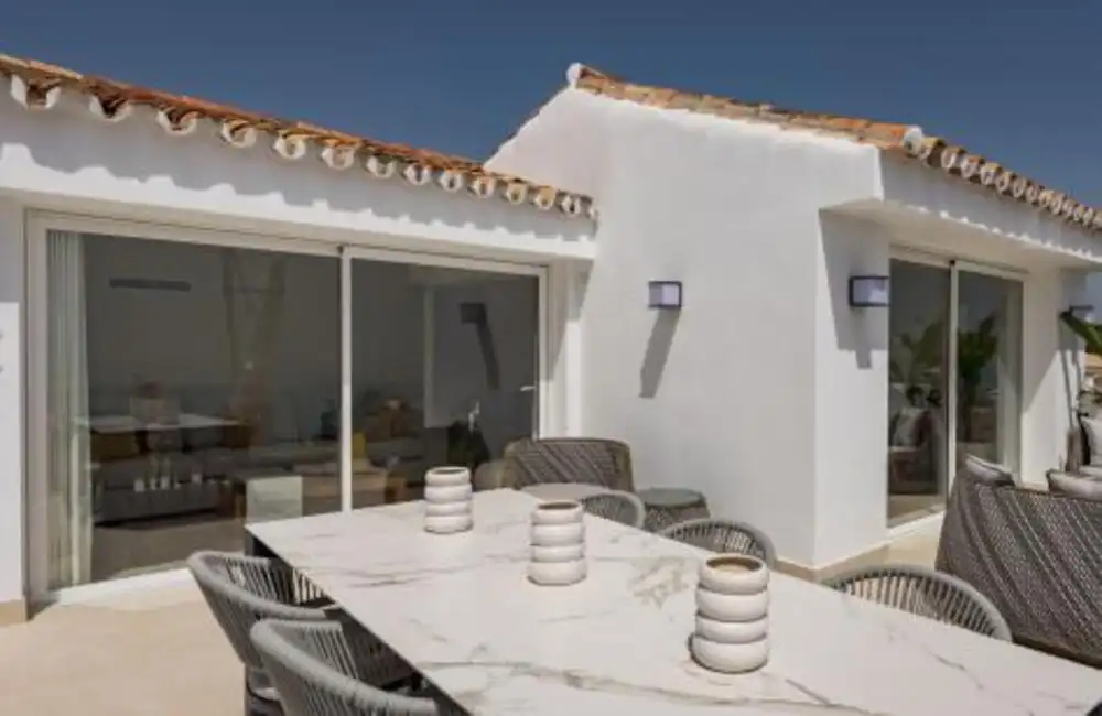 Terraza de Casa o chalet en venta en Estepona con Aire acondicionado, Jardín privado y Terraza
