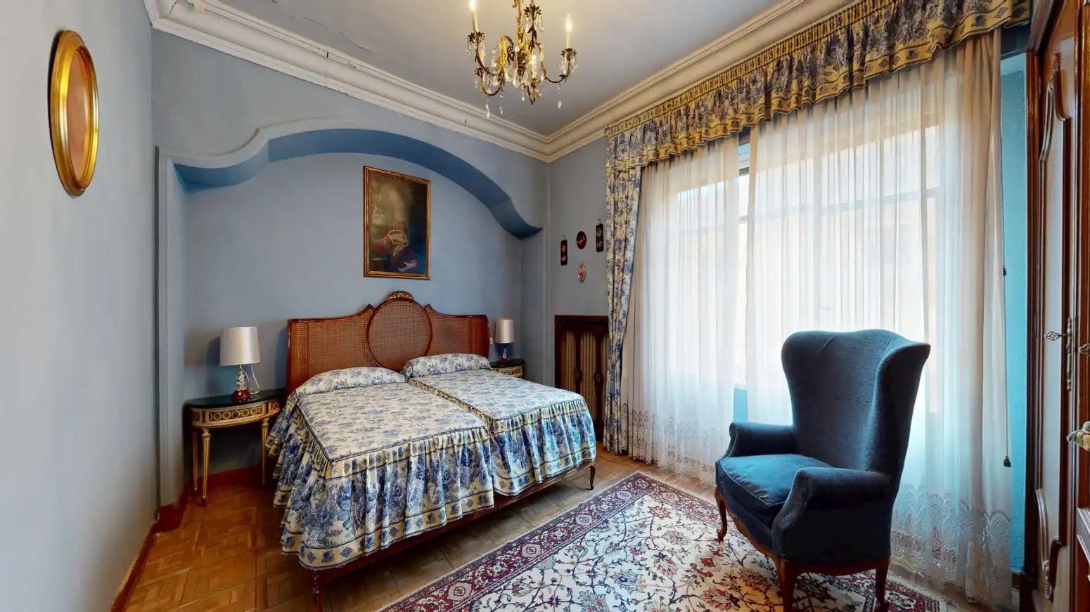 Bedroom of Houses for sale in Tafalla  with Heating, Private garden and Parquet flooring