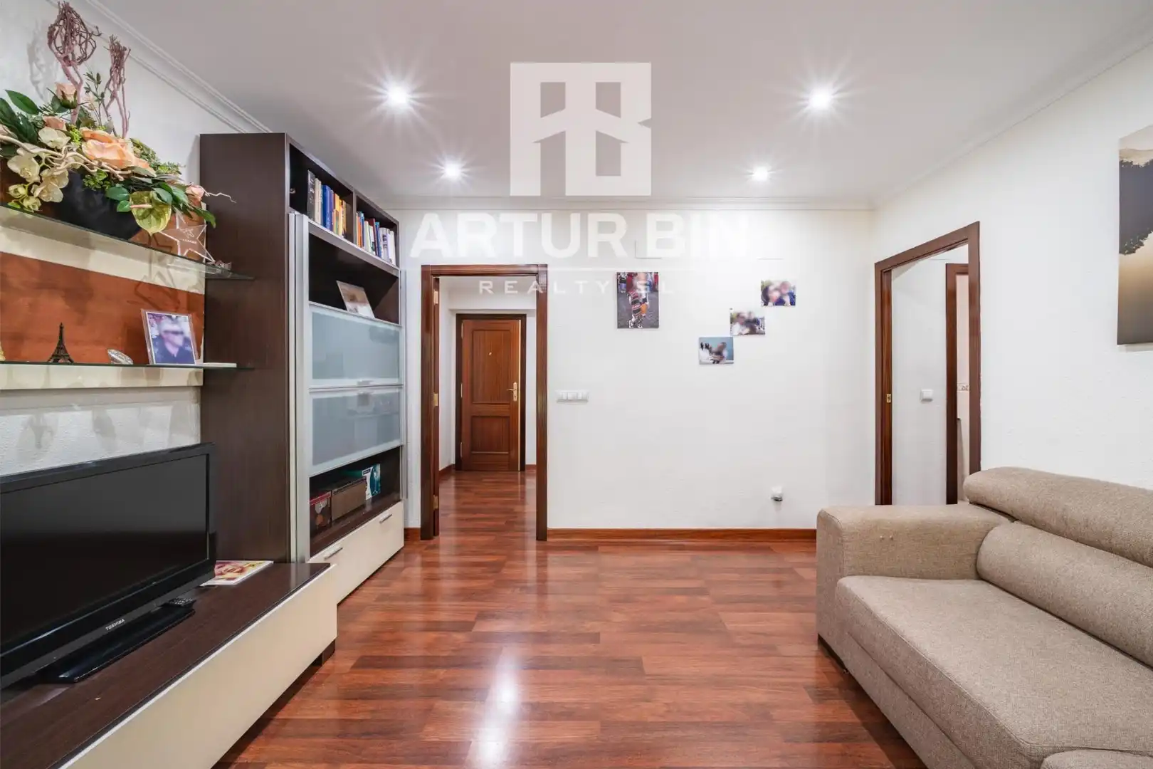 Sala de estar de Piso en venta en Quart de Poblet con Aire acondicionado y Trastero