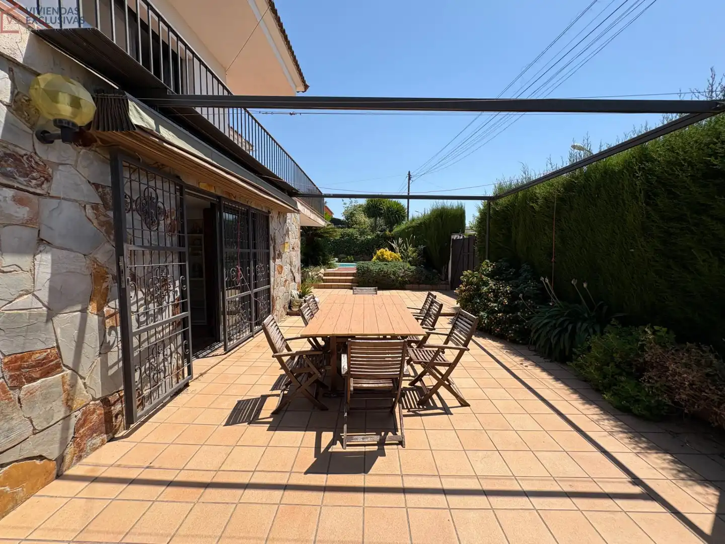 Terrassa de Casa o xalet en venda en Caldes de Montbui amb Calefacció, Jardí privat i Terrassa