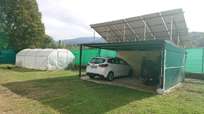 Parking of Houses for sale in Plasencia  with Heating, Terrace and Furnished