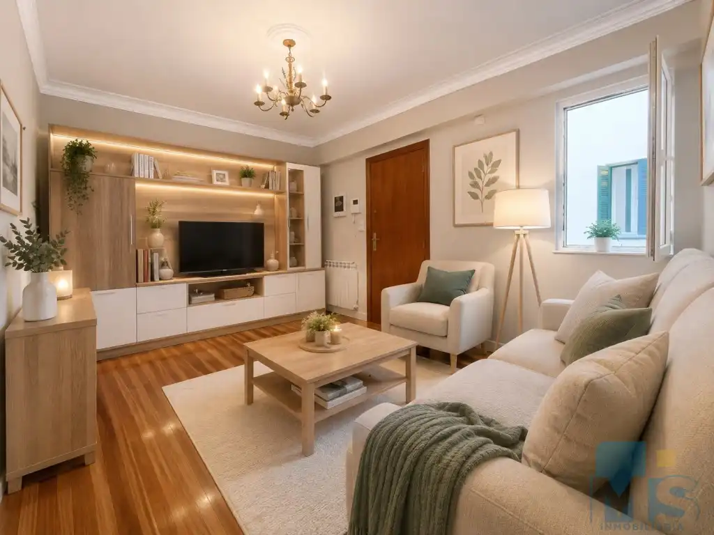 Wohnzimmer von Wohnung zum Verkauf in Pasaia