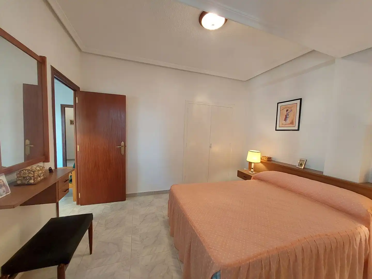 Bedroom of Flat for sale in El Campello  with Terrace, Furnished and Community pool
