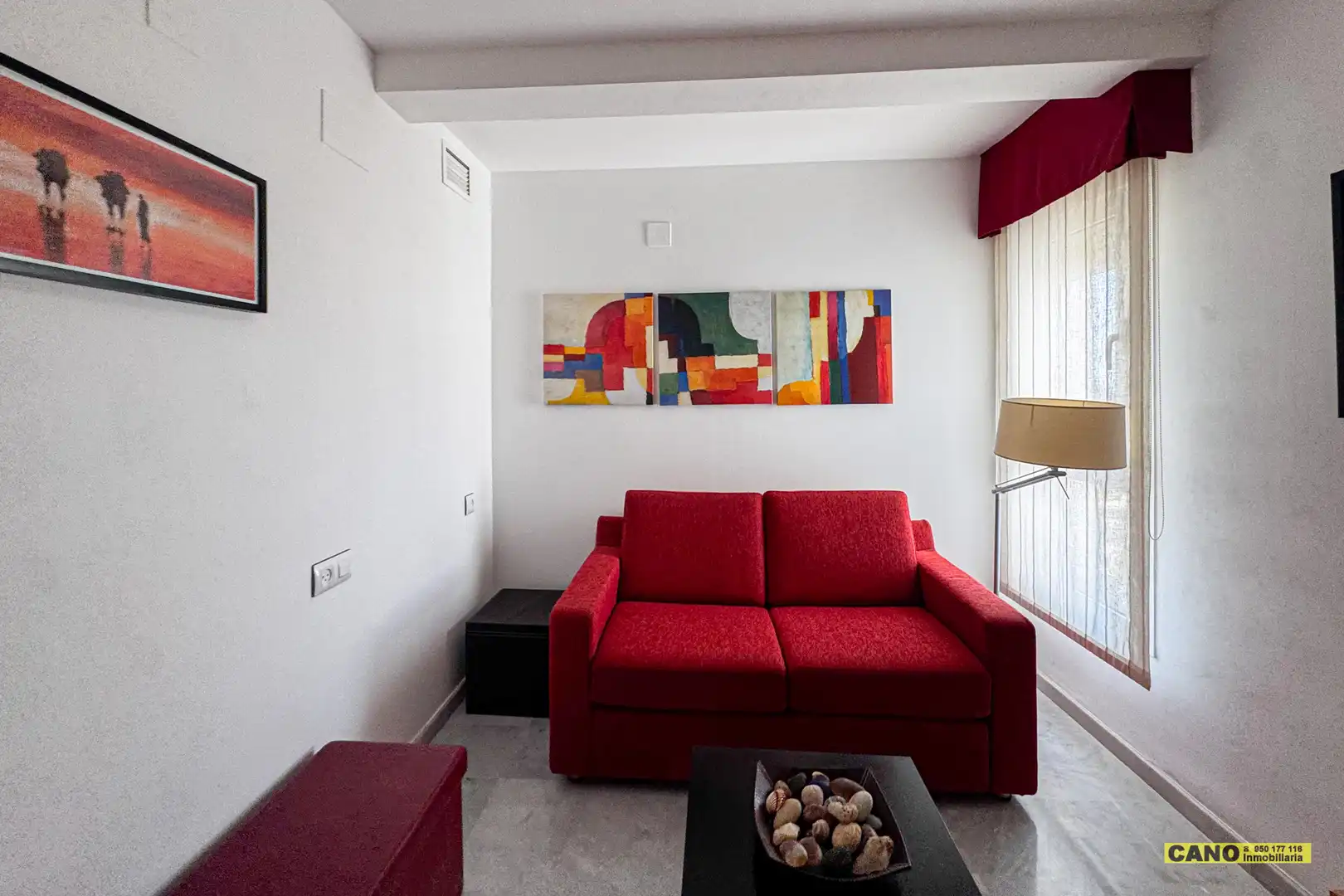 Wohnzimmer von Wohnung zum Verkauf in Almería mit Klimaanlage, Heizung und Terrasse