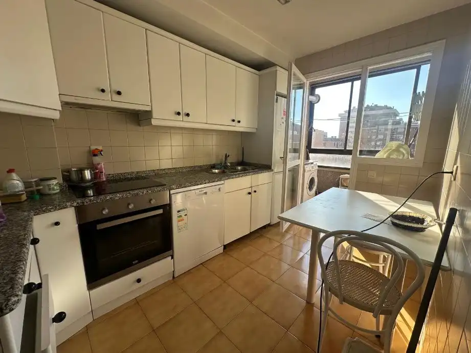 Kitchen of Flat for rent in  Pamplona / Iruña  with Heating, Parquet flooring and Terrace