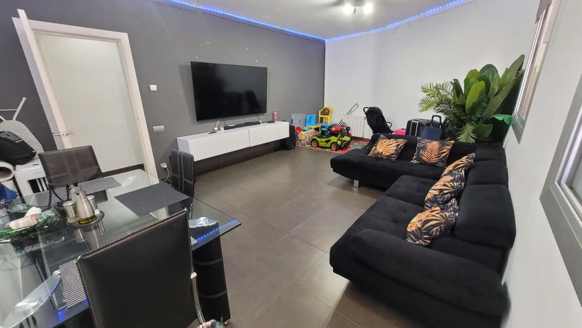 Sala de estar de Piso en venta en  Barcelona Capital con Aire acondicionado y Horno