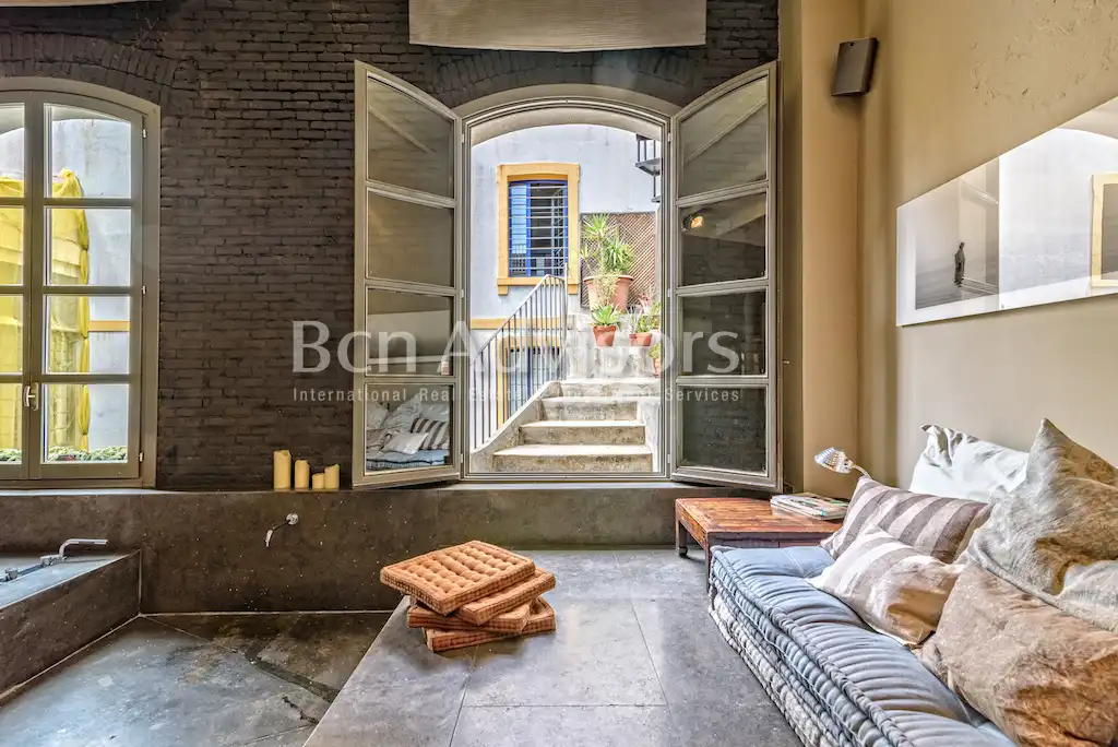 Terraza de Ático de alquiler en Barcelona con Aire acondicionado, Calefacción y Terraza