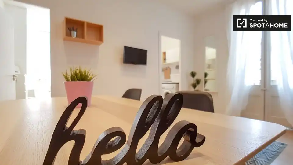 Comedor de Piso para compartir en Barcelona con Aire acondicionado, Calefacción y Terraza
