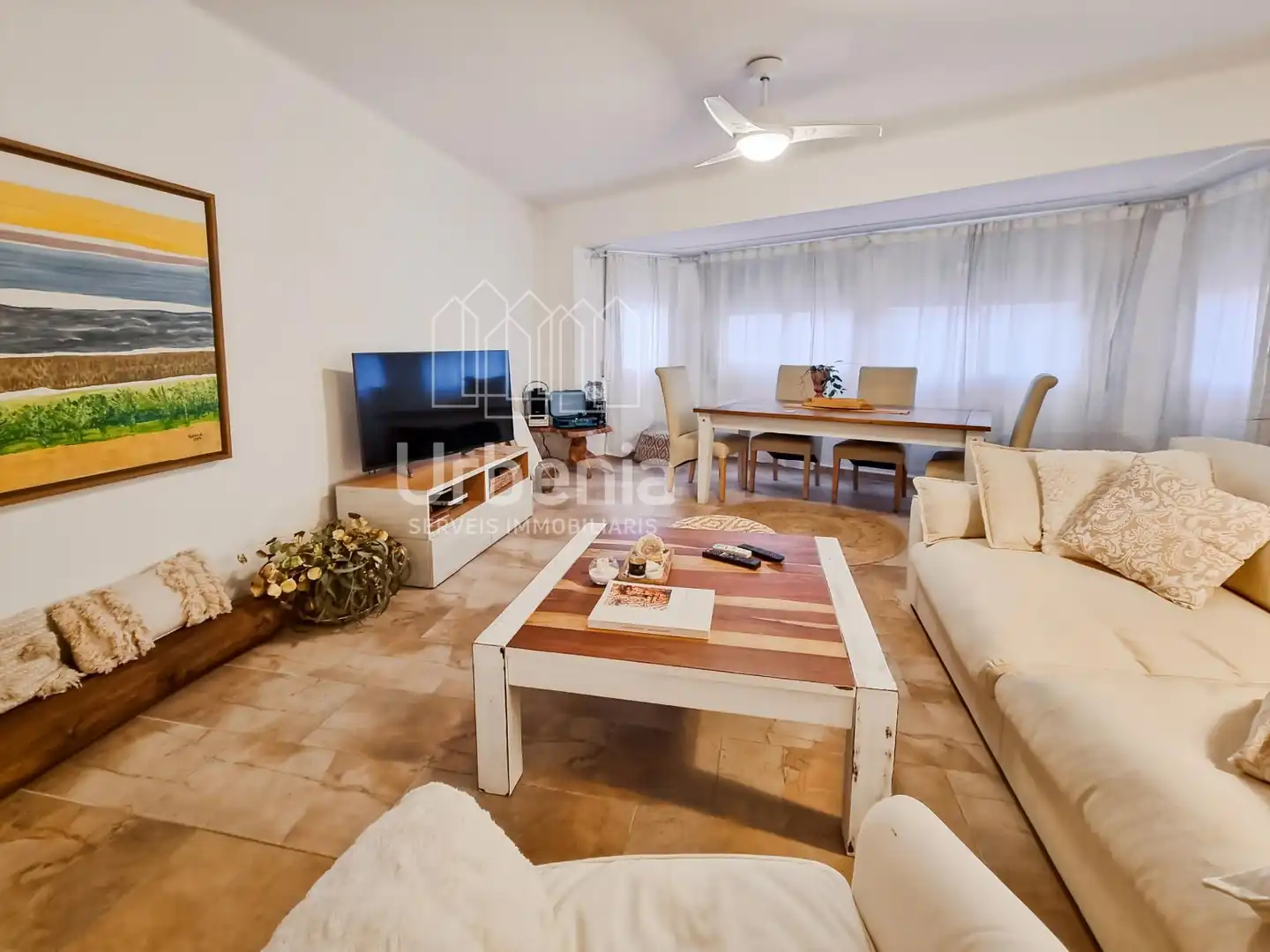 Sala d'estar de Pis en venda en Mataró amb Aire condicionat i Calefacció