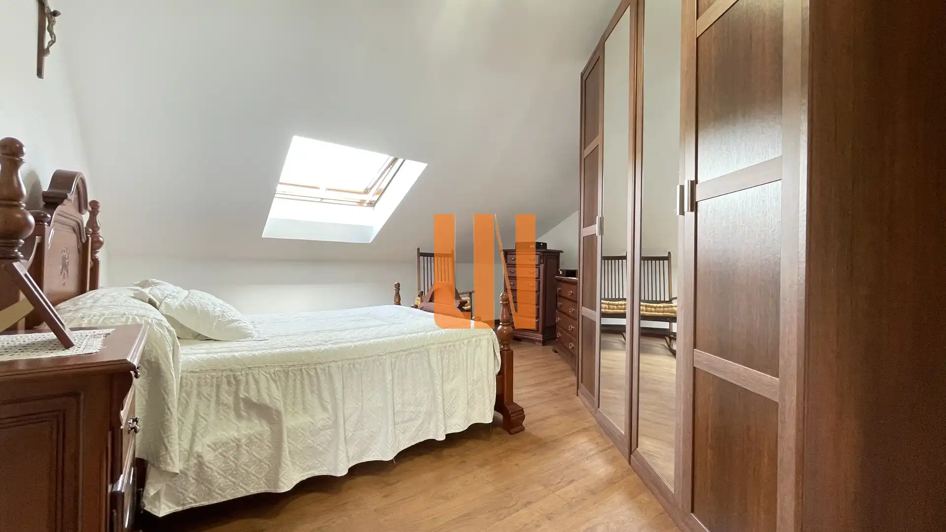 Bedroom of Detached homes for sale in Arteixo  with Private garden, Parquet flooring and Terrace