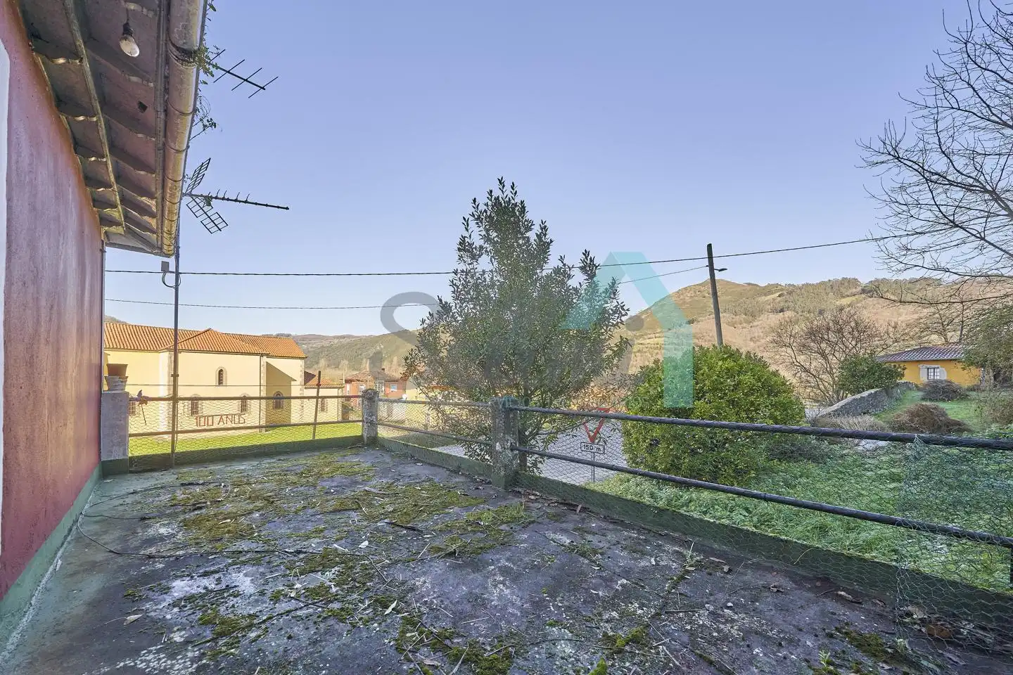 Terraza de Casa o chalet en venta en Belmonte de Miranda con Jardín privado, Parquet y Terraza