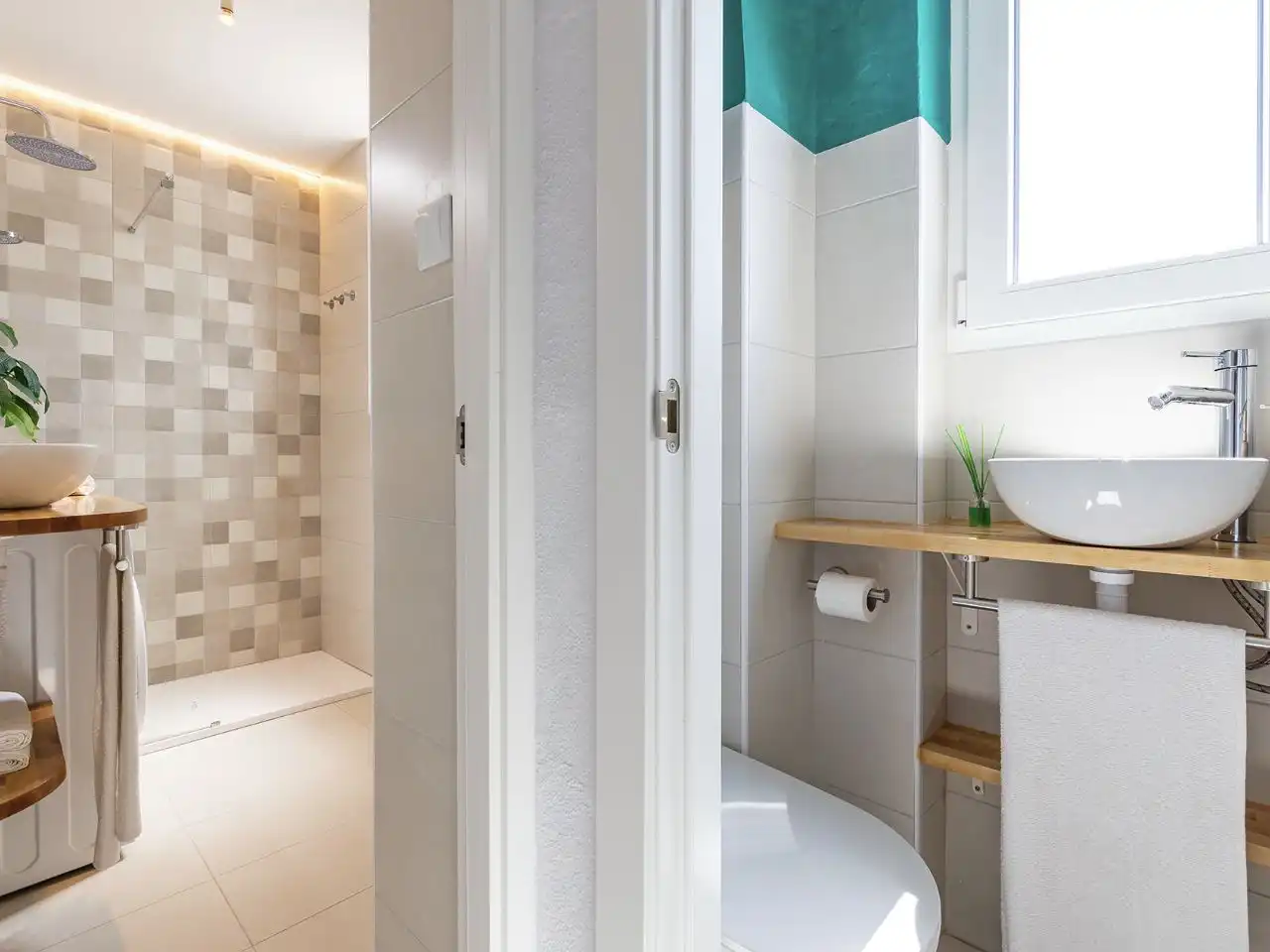 Bathroom of Flat for share in Murcia  with Air Conditioner, Heating and Terrace