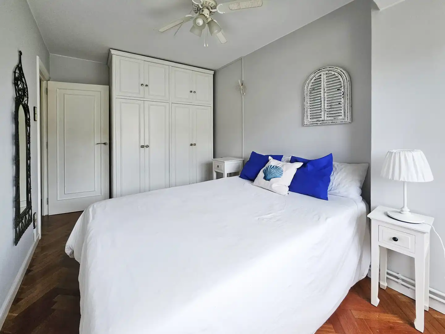 Bedroom of Flat for rent in A Coruña Capital   with Heating, Parquet flooring and Furnished