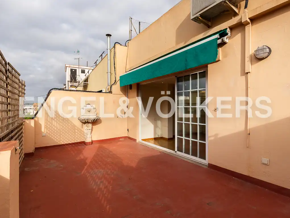 Terrassa de Àtic de lloguer en Valencia amb Aire condicionat, Calefacció i Parquet