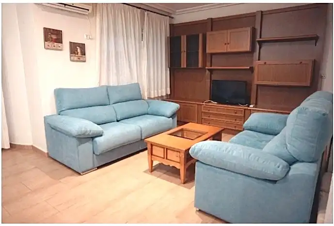 Living room of Flat for rent in Murcia  with Air Conditioner, Heating and Storage room