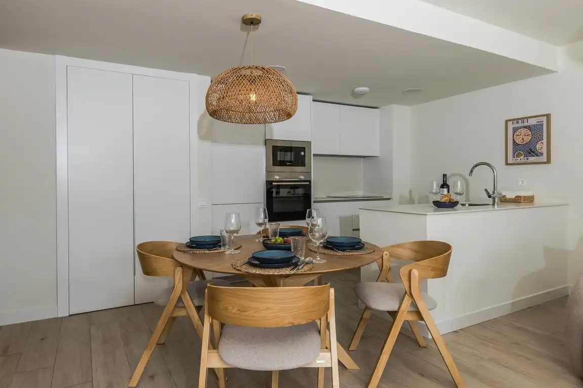 Kitchen of Apartments for rent in Jávea / Xàbia  with Air Conditioner, Storage room and Sauna