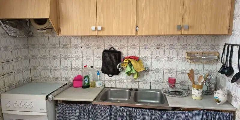 Cuina de Casa adosada en venda en Gandia amb Terrassa, Traster i Moblat
