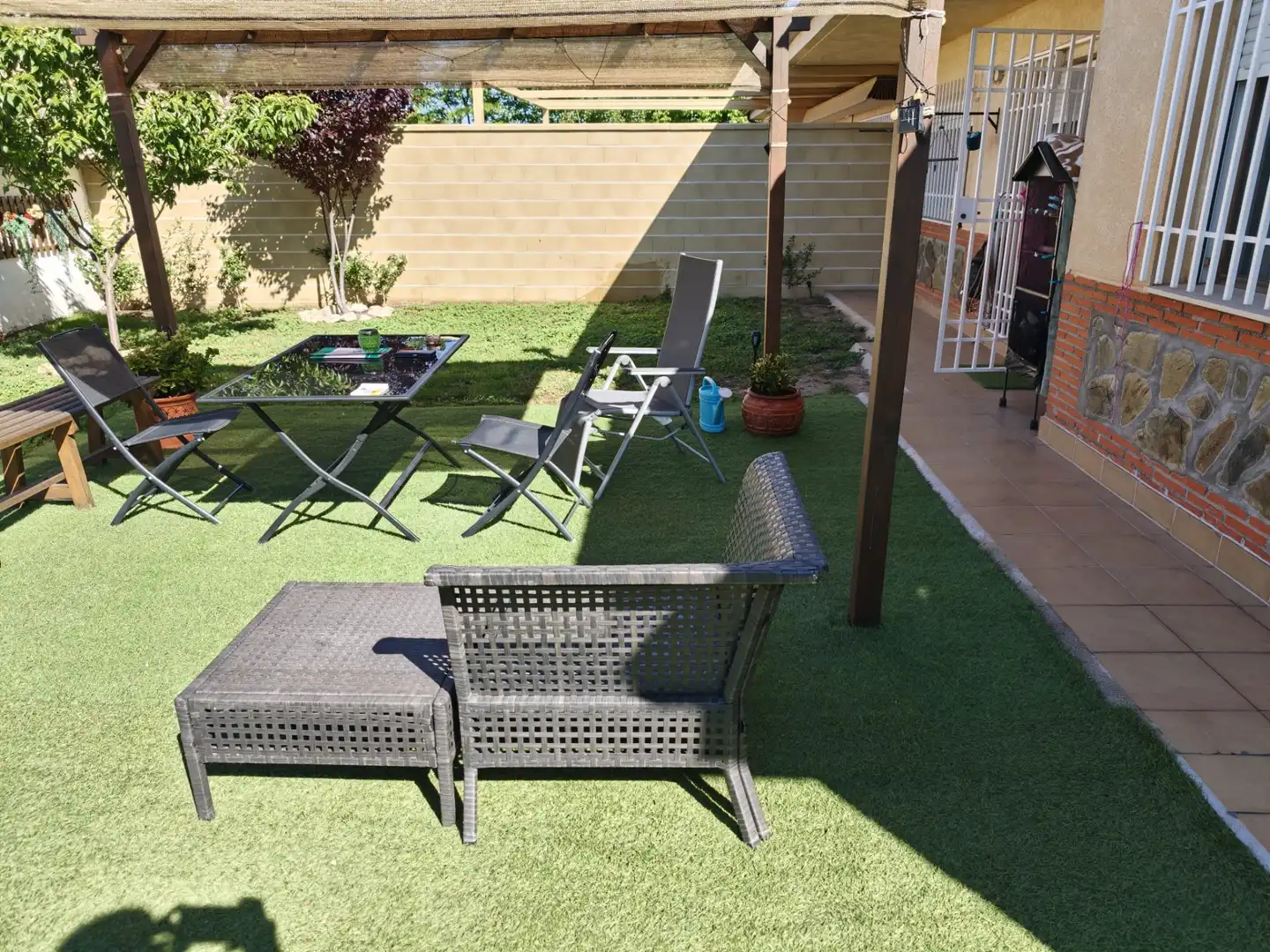 Terraza de Casa o chalet en venta en Novés con Aire acondicionado, Calefacción y Jardín privado