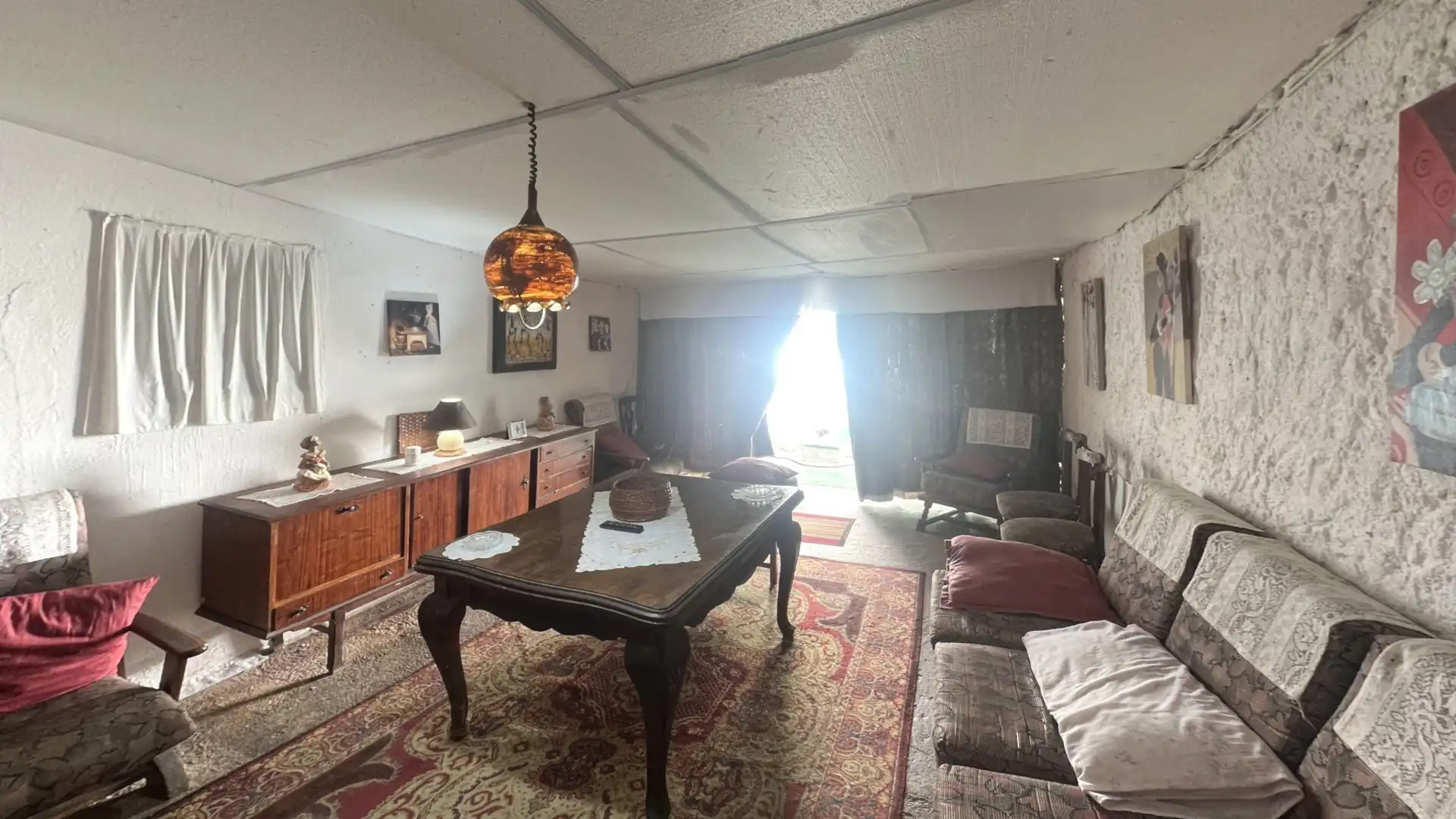 Sala de estar de Casa adosada en venta en Fuenterrobles con Terraza y Amueblado