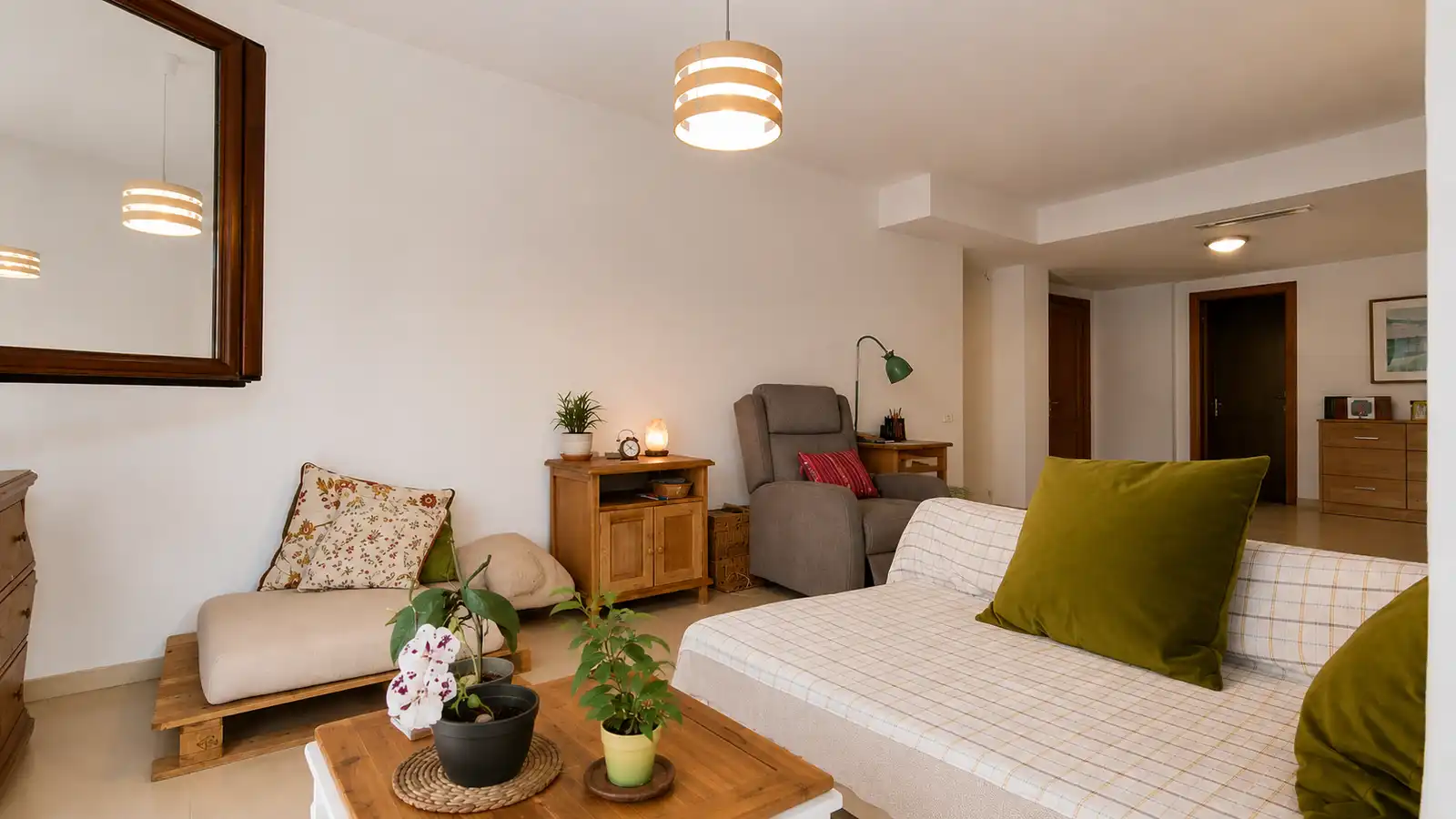 Sala d'estar de Apartament en venda en Mutxamel amb Aire condicionat i Traster