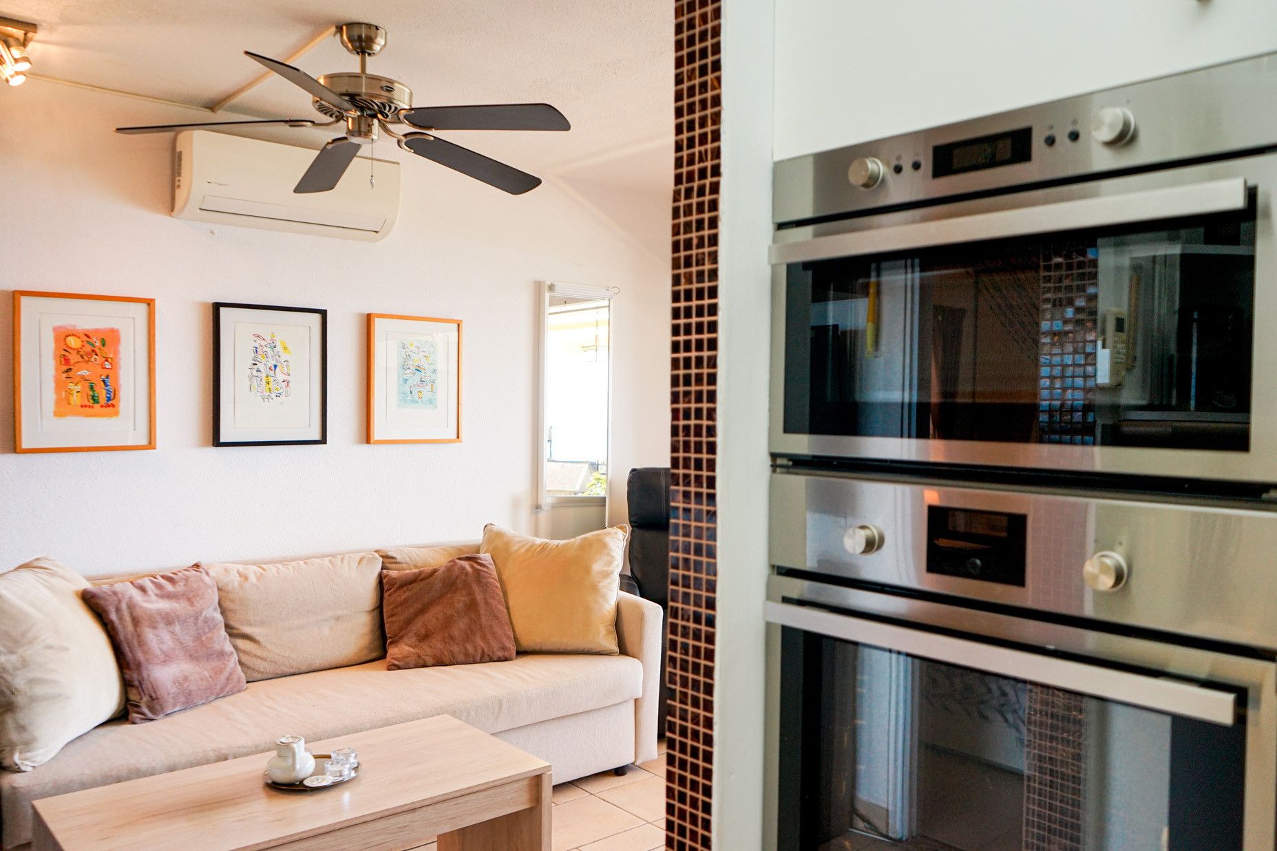Sala de estar de Apartamento en venta en San Bartolomé de Tirajana con Aire acondicionado, Terraza y Piscina
