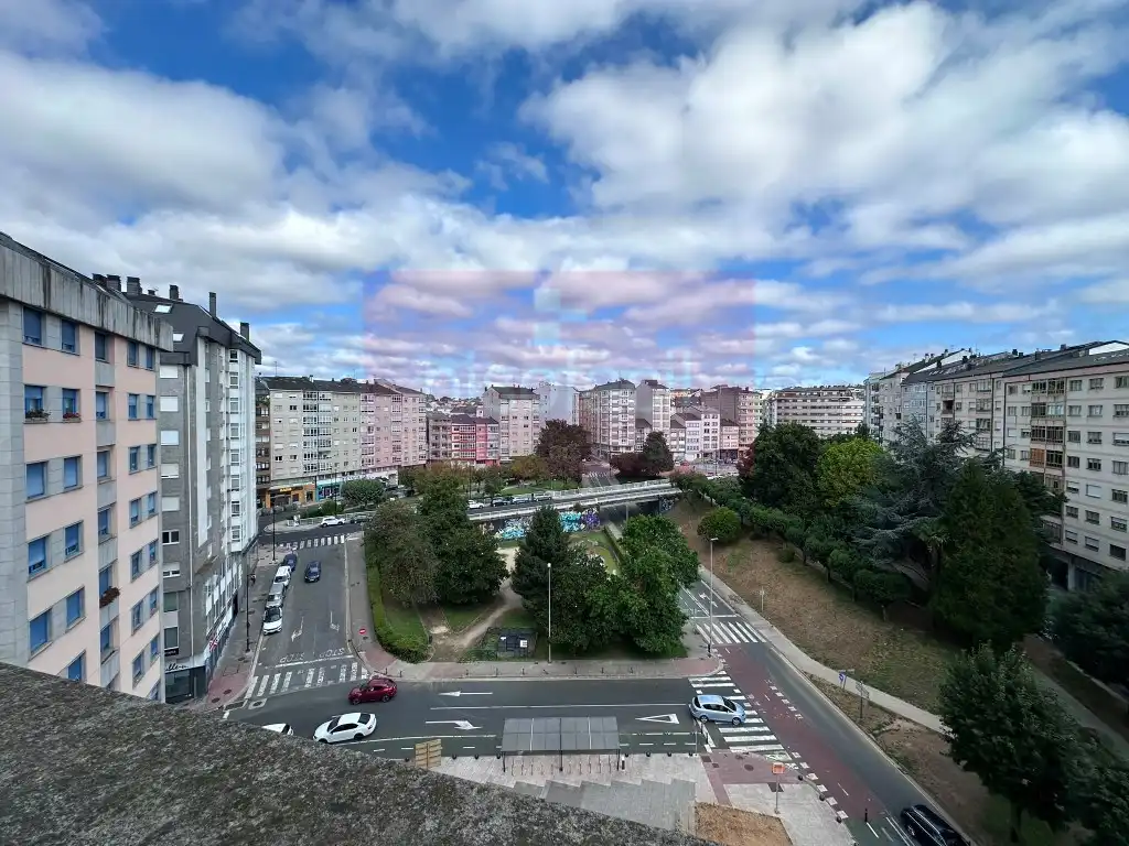 Vista exterior de Piso en venta en Lugo