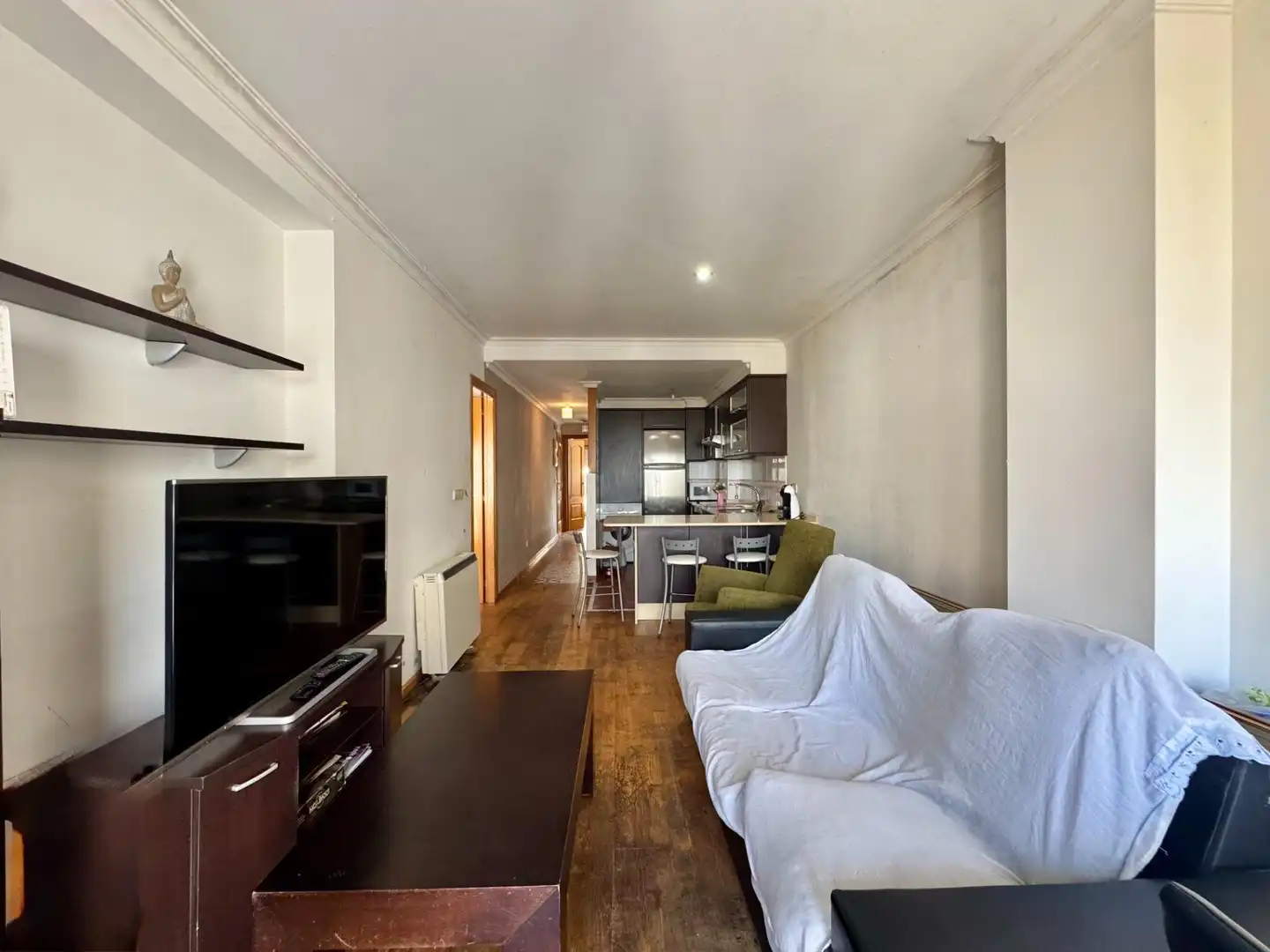 Wohnzimmer von Wohnung zum Verkauf in O Grove   mit Heizung, Terrasse und Abstellraum