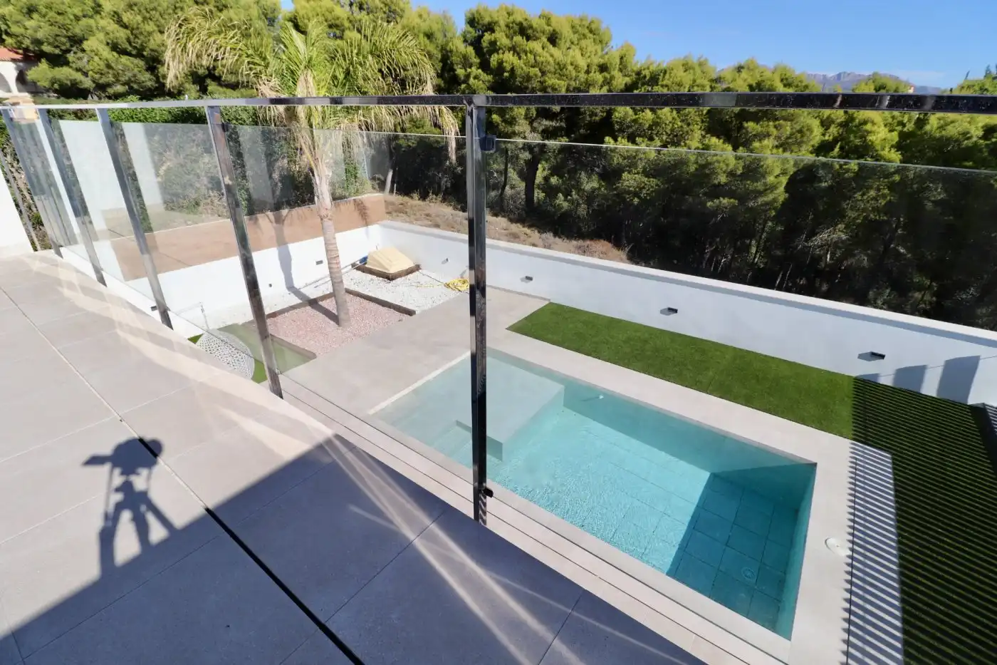 Swimming pool of Houses for sale in La Nucia  with Air Conditioner, Private garden and Terrace