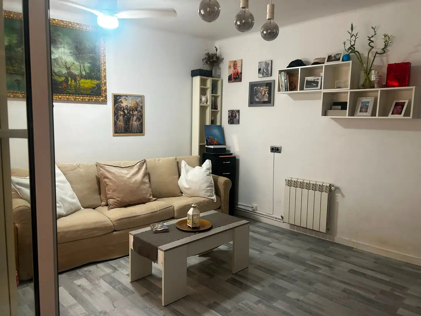 Sala d'estar de Pis en venda en Les Franqueses del Vallès amb Aire condicionat i Forn