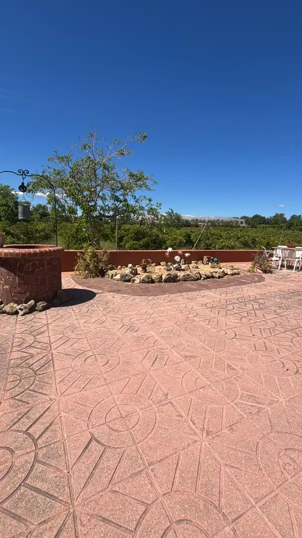 Terraza de Casa o chalet en venta en Torrent con Jardín privado, Piscina y Amueblado